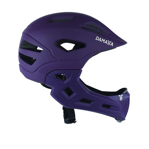 Capacete Infantil DaMatta Ciclismo Bicicleta Fullface Roxo - M