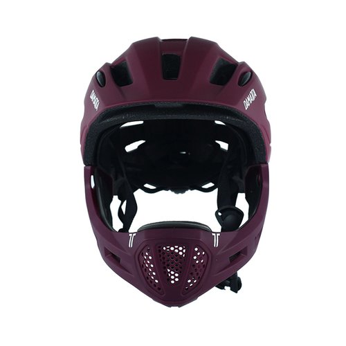 Capacete Infantil DaMatta Ciclismo Bicicleta Fullface Vinho - M