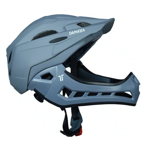 Capacete Infantil DaMatta Racer Fechado - Cinza