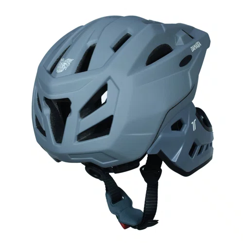 Capacete Infantil DaMatta Racer Fechado - Cinza