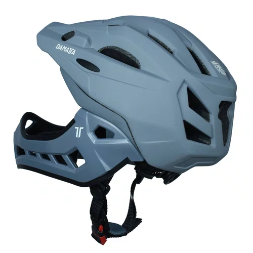 Capacete Infantil DaMatta Racer Fechado - Cinza