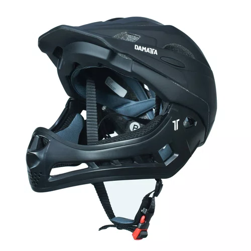 Capacete Infantil DaMatta Racer Fechado - Preto