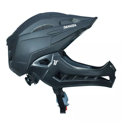 Capacete Infantil DaMatta Racer Fechado - Preto