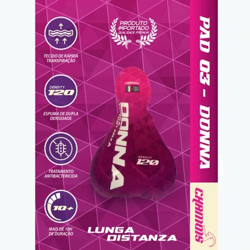 Forro Ciclismo Densidade 120 Importado Longa Distancia Feminino - Donna