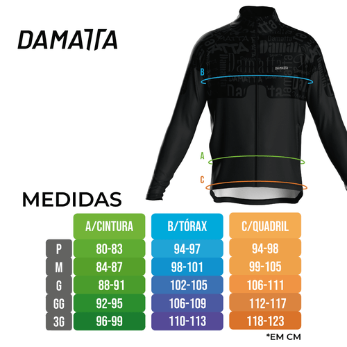 Jaqueta Corta Vento H&H DaMatta - Preto