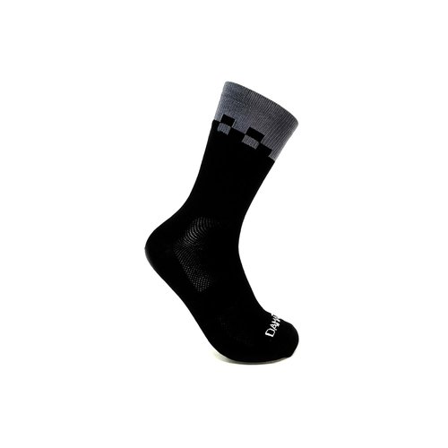 Kit 2 Pares Meia Race DaMatta Ciclismo Bicicleta Infantil - Cinza