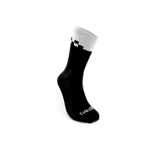 Kit 3 Pares Meia Race DaMatta Ciclismo Bicicleta Infantil - Branco