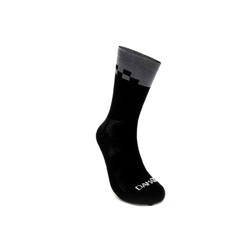 Kit 3 Pares Meia Race DaMatta Ciclismo Bicicleta Infantil - Cinza
