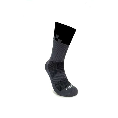 Kit 3 Pares Meia Race DaMatta Ciclismo Bicicleta Infantil - Preto