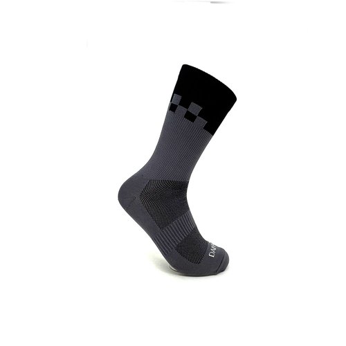 Kit 3 Pares Meia Race DaMatta Ciclismo Bicicleta Infantil - Preto