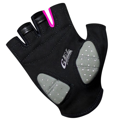 Luvas Flames DaMatta Gel Ciclismo Dedo Curto Rosa/Preto