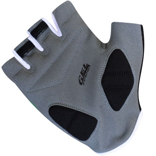 Luvas Flames DaMatta Gel Ciclismo Dedo Curto Vermelho/Preto