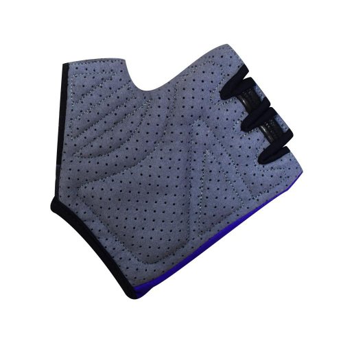 Luvas Infantil DaMatta Ciclismo Dedo Curto Azul/Preto