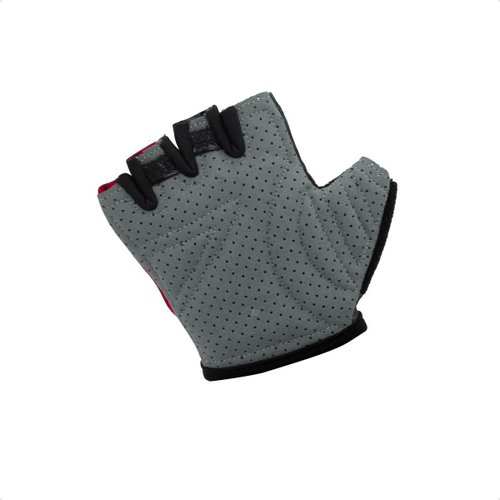 Luvas Infantil DaMatta Ciclismo Dedo Curto Vermelho/Preto