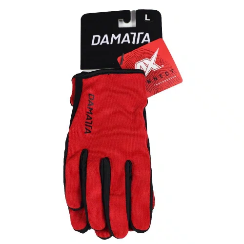 LUVA DE CICLISMO INFANTIL LONGA DAMATTA GRIP - VERMELHO