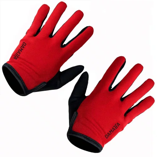 LUVA DE CICLISMO LONGA DAMATTA GRIP - VERMELHA
