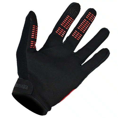LUVA DE CICLISMO LONGA DAMATTA GRIP - VERMELHA