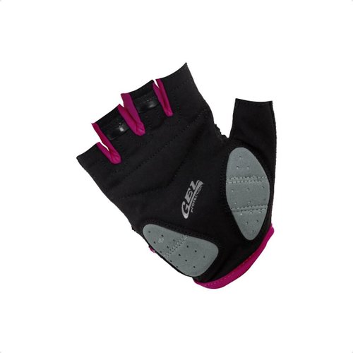 Luvas Flames DaMatta Gel Ciclismo Dedo Curto Preto/Rosa