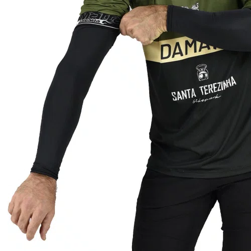 Manguito de Ciclismo e Corrida DaMatta Liso Preto
