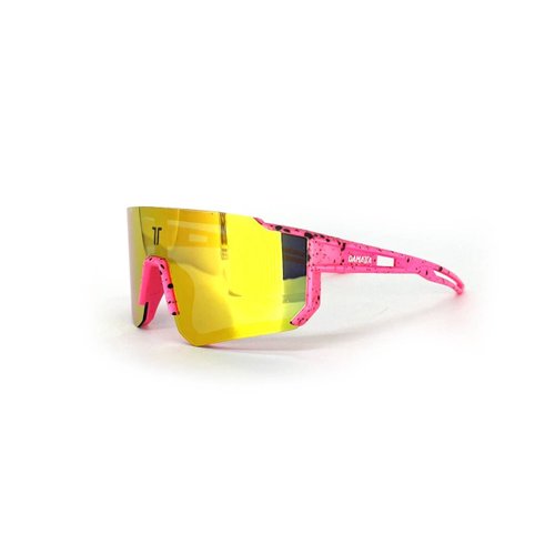 Óculos Infantil Esportivo Ciclismo Pump Track DaMatta - Rosa