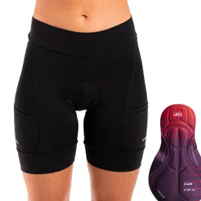 Bermuda Feminina Bicicleta Ciclismo DaMatta Freedom Emana 