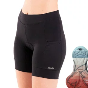 Bermuda Feminina Bicicleta Ciclismo DaMatta Fun Gel Preto Bermuda Feminina Bicicleta Ciclismo DaMatta Fun Gel Preto