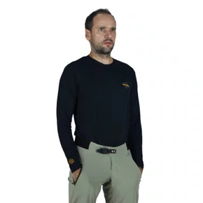 Camisa Bike Electric Poliamida Longa - Preta