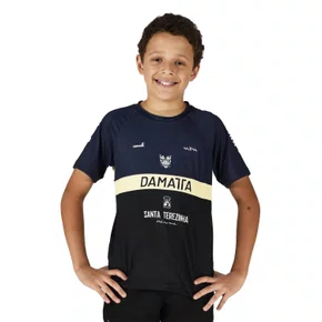 Camisa Bike Infantil Brasão Manga Curta - Azul