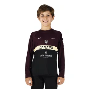 Camisa Bike Infantil Brasão Manga Longa - Azul