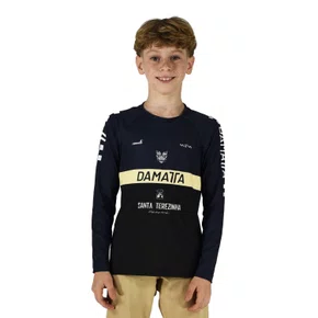 Camisa Bike Infantil Brasão Manga Longa - Azul