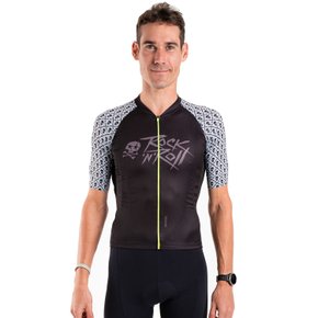 Camisa Ciclismo Bicicleta DaMatta Rock N Roll Cinza