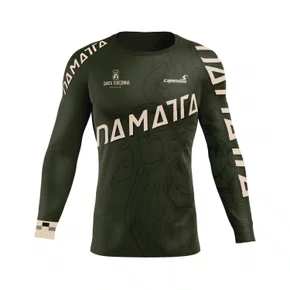 Camisa Enduro Personalizada Manga Longa DaMatta Team Verde