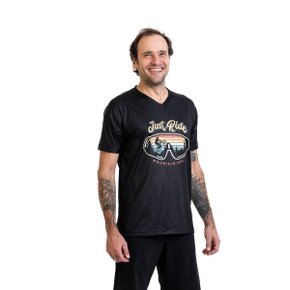 Camisa Just Ride Ciclismo Bicicleta DaMatta Enduro Preto Camisa Just Ride Ciclismo Bicicleta DaMatta Enduro Preto