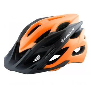 CAPACETE ABSOLUTE WILD LARANJA/PTO - G