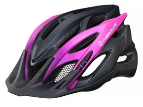 Capacete Ciclismo MTB Absolute Luna Preto/Roxo Tamanho M