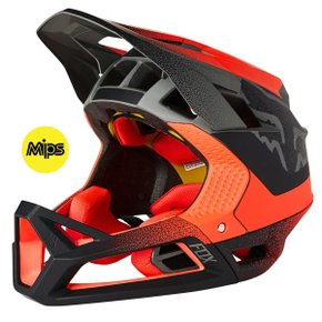 Capacete Fox Proframe Ciclismo Bike Preto/Laranja