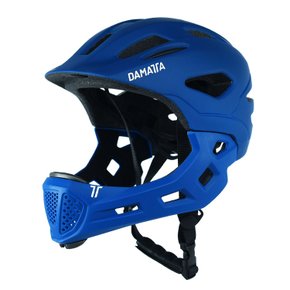 Capacete Infantil DaMatta Ciclismo Bicicleta Fullface Azul - M