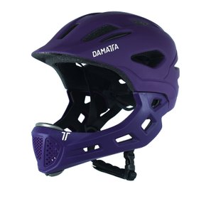 Capacete Infantil DaMatta Ciclismo Bicicleta Fullface Roxo - M