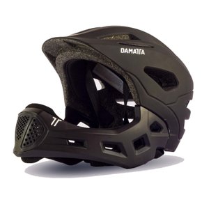 Capacete Infantil DaMatta Ciclismo Bicicleta Fullface Preto