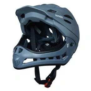 Capacete Infantil DaMatta Racer Fechado - Cinza