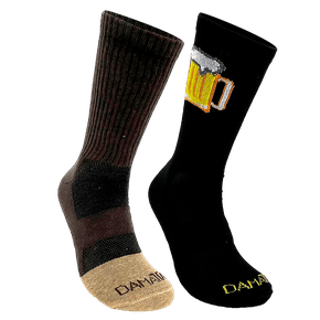 Kit 2 Pares Meia DaMatta Classic Algodão - Café e Cerveja