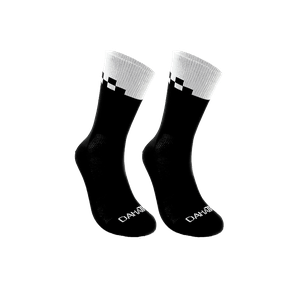 Kit 2 Pares Meia Race DaMatta Ciclismo Bicicleta Infantil - Branco