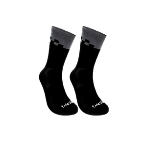 Kit 2 Pares Meia Race DaMatta Ciclismo Bicicleta Infantil - Cinza