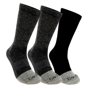 Kit 3 Pares Meia DaMatta Classic Algodão - Cinza e Preto