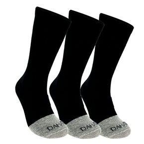 Kit 3 Pares Meia DaMatta Classic Algodão - Preto