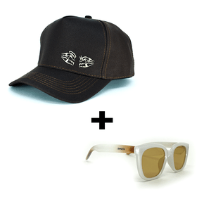 Kit Boné Snapback Mar + Óculos de Sol Maragogi Bco