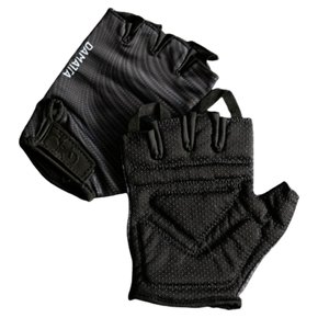Luvas DaMatta Ciclismo Eco Dedo Curto Preto/Cinza