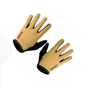 LUVA DE CICLISMO INFANTIL LONGA DAMATTA GRIP - BEGE