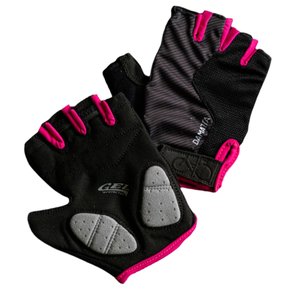 Luvas Flames DaMatta Gel Ciclismo Dedo Curto Preto/Rosa Luvas Flames DaMatta Gel Ciclismo Dedo Curto Preto/Rosa