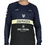 Camisa Bike Enduro Brasão Manga Longa - Azul
